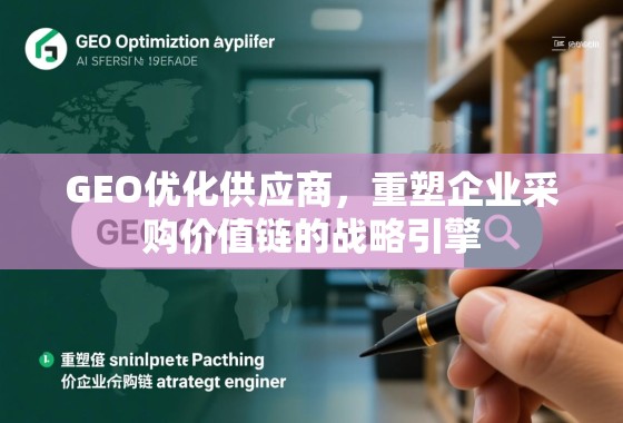 GEO优化供应商，重塑企业采购价值链的战略引擎