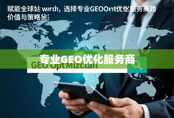 赋能全球增长，选择专业GEO优化服务商的价值与策略