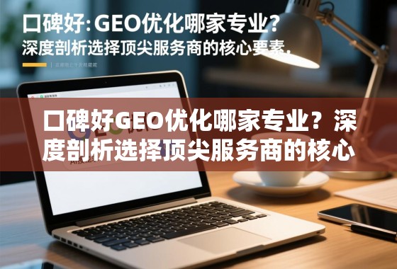 口碑好GEO优化哪家专业？深度剖析选择顶尖服务商的核心要素