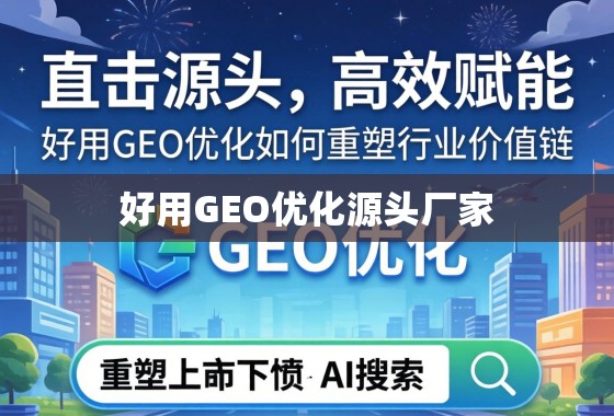 直击源头，高效赋能，好用GEO优化如何重塑行业价值链