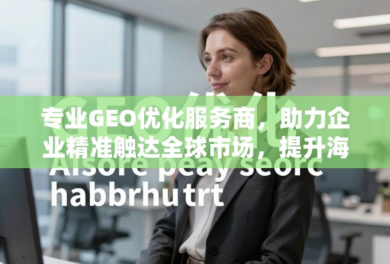 专业GEO优化服务商，助力企业精准触达全球市场，提升海外竞争力