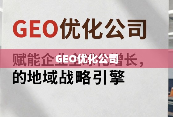 GEO优化公司，赋能企业全球化增长的地域战略引擎
