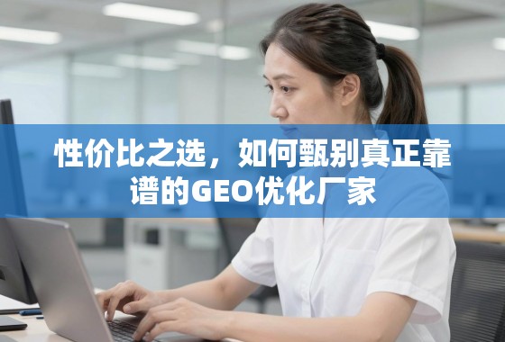 性价比之选，如何甄别真正靠谱的GEO优化厂家