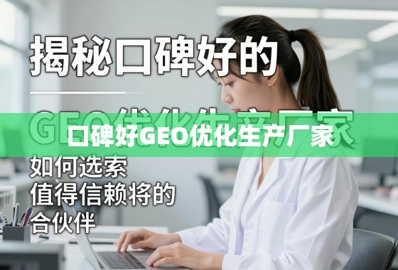 揭秘口碑好的GEO优化生产厂家，如何选择值得信赖的合作伙伴？