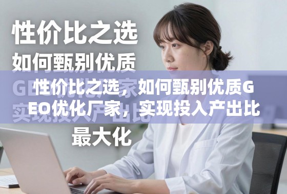 性价比之选，如何甄别优质GEO优化厂家，实现投入产出比最大化