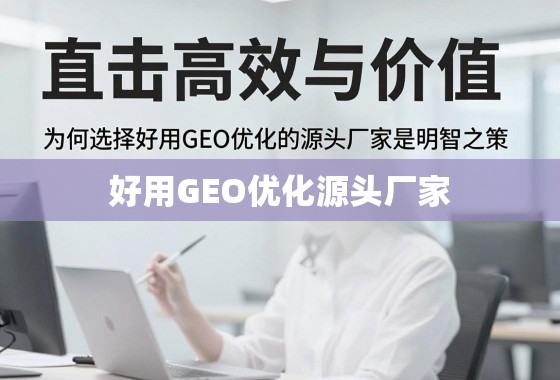 优选GEO优化源头厂家,直击高效与价值之选 直击高效与价值,为何选择好用GEO优化的源头厂家是明智之策