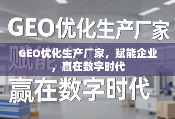 GEO优化生产厂家，赋能企业，赢在数字时代