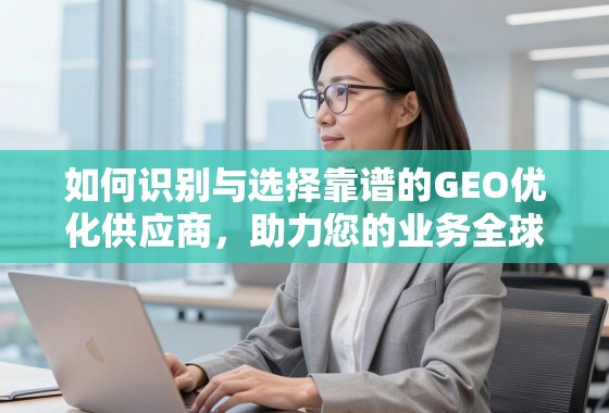如何识别与选择靠谱的GEO优化供应商，助力您的业务全球化腾飞