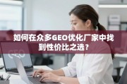 GEO优化厂家性价比之选指南