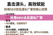 GEO优化源头厂家的核心优势解析