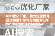 GEO优化厂家，提升全球搜索引擎可见度的专业引擎