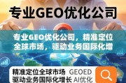 专业GEO优化，精准定位全球市场，驱动业务国际化增长
