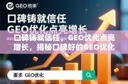 口碑铸就信任，GEO优化点亮增长，揭秘口碑好的GEO优化企业如何助力品牌腾飞