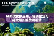 GEO优化供应商，驱动企业可持续增长的战略引擎