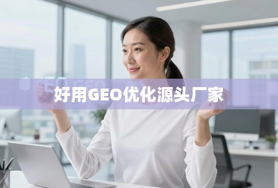 GEO优化,告别中间商,直击源头的明智之选 告别中间商,直击源头,为什么说好用GEO优化是您的明智之选?